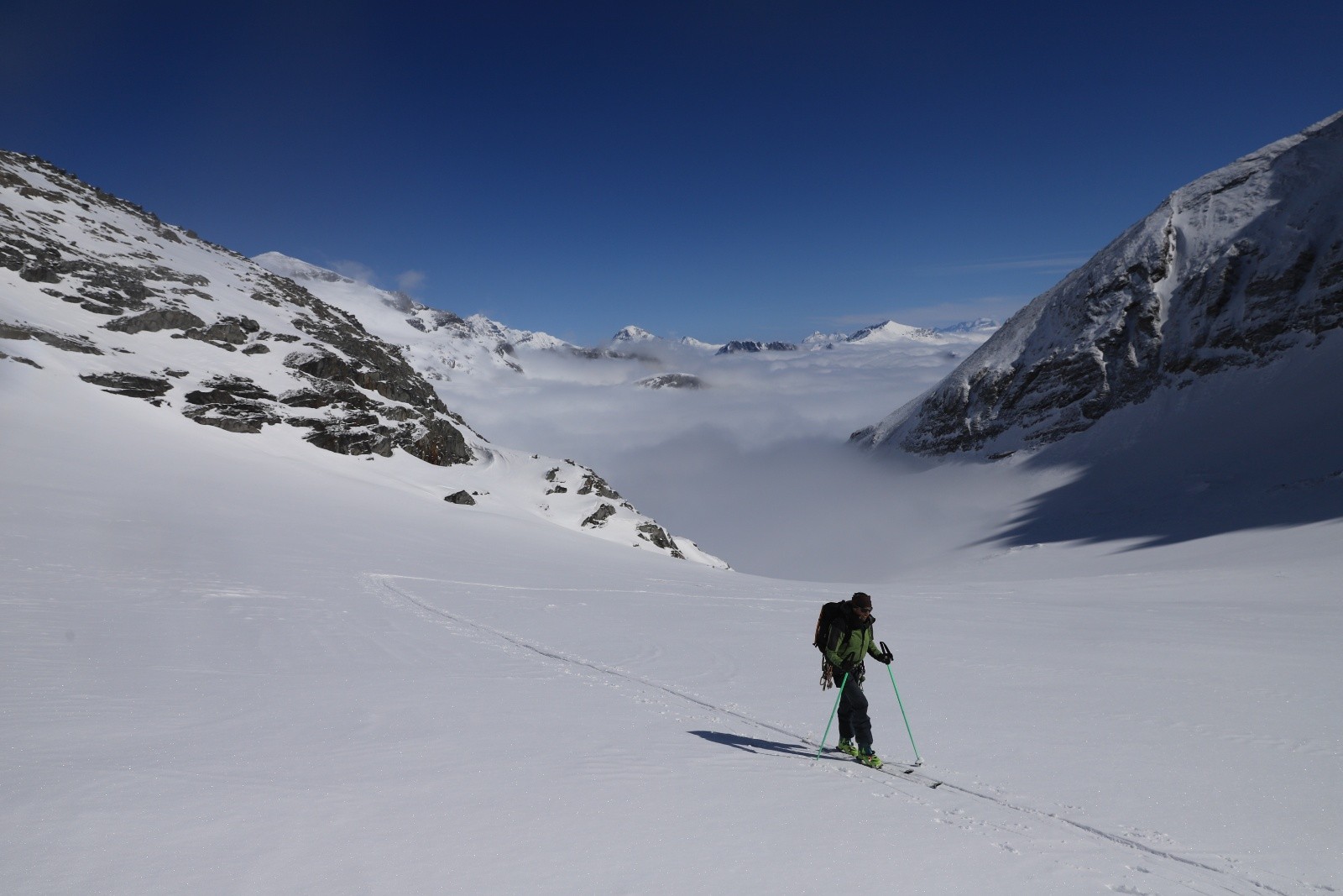 La mer de nuages remonte...&nbsp;