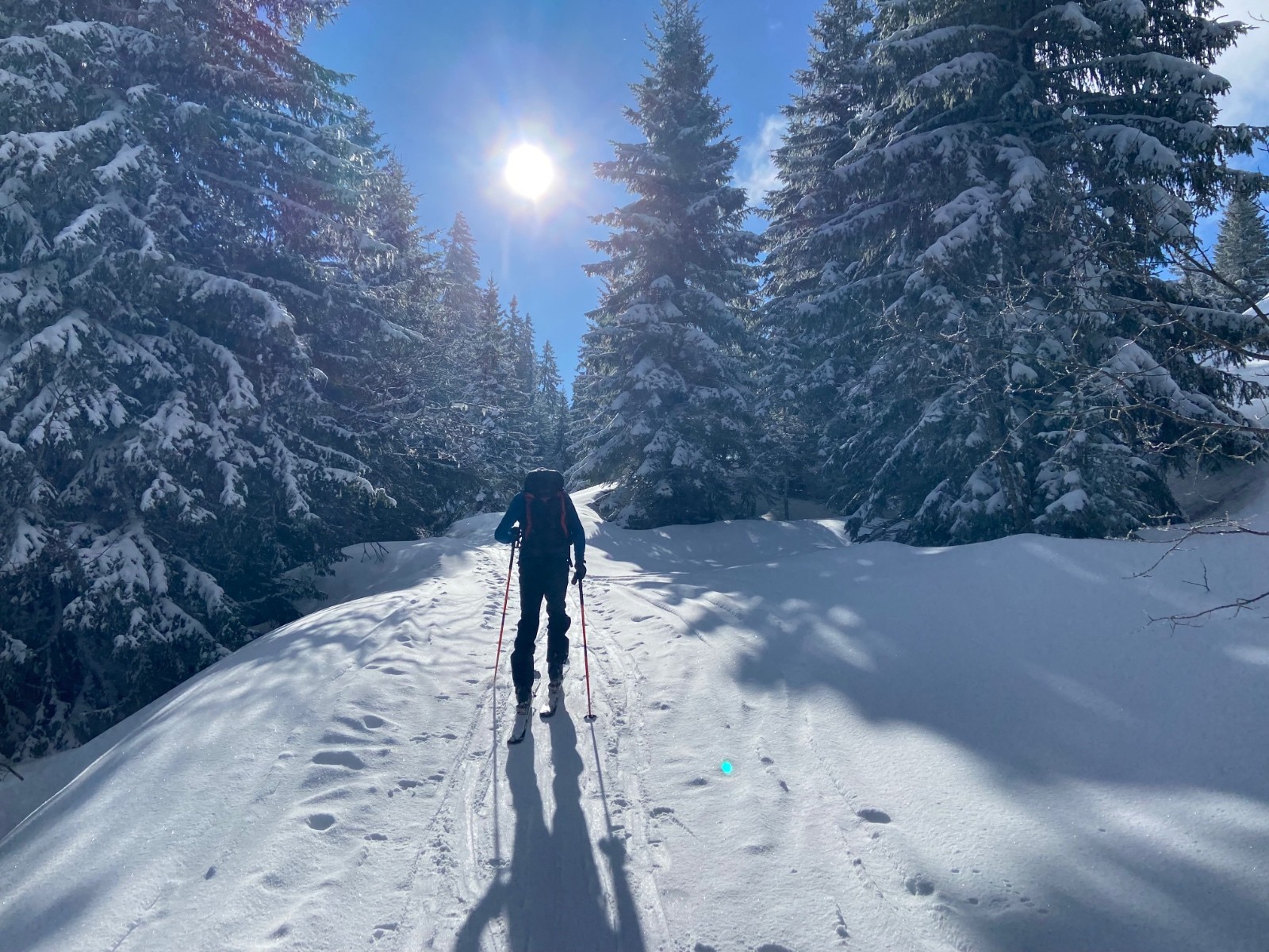 #1 Approche sur le chemin depuis Romme Approche sur le chemin depuis Romme