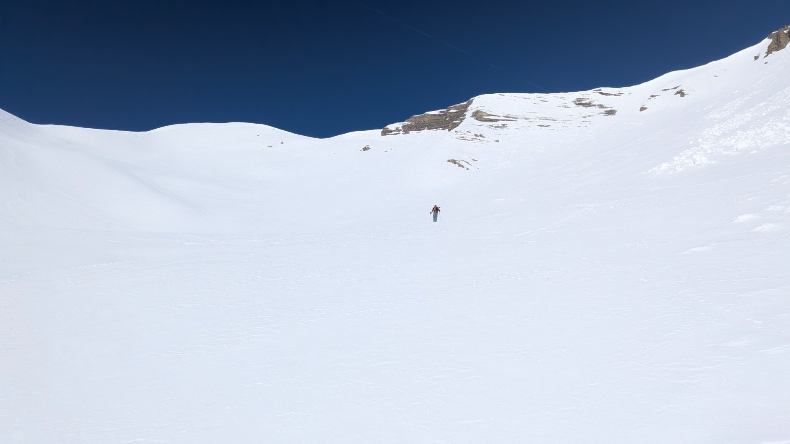 Dans la combe avant d'obliquer a gauche vers l'épaule&nbsp;