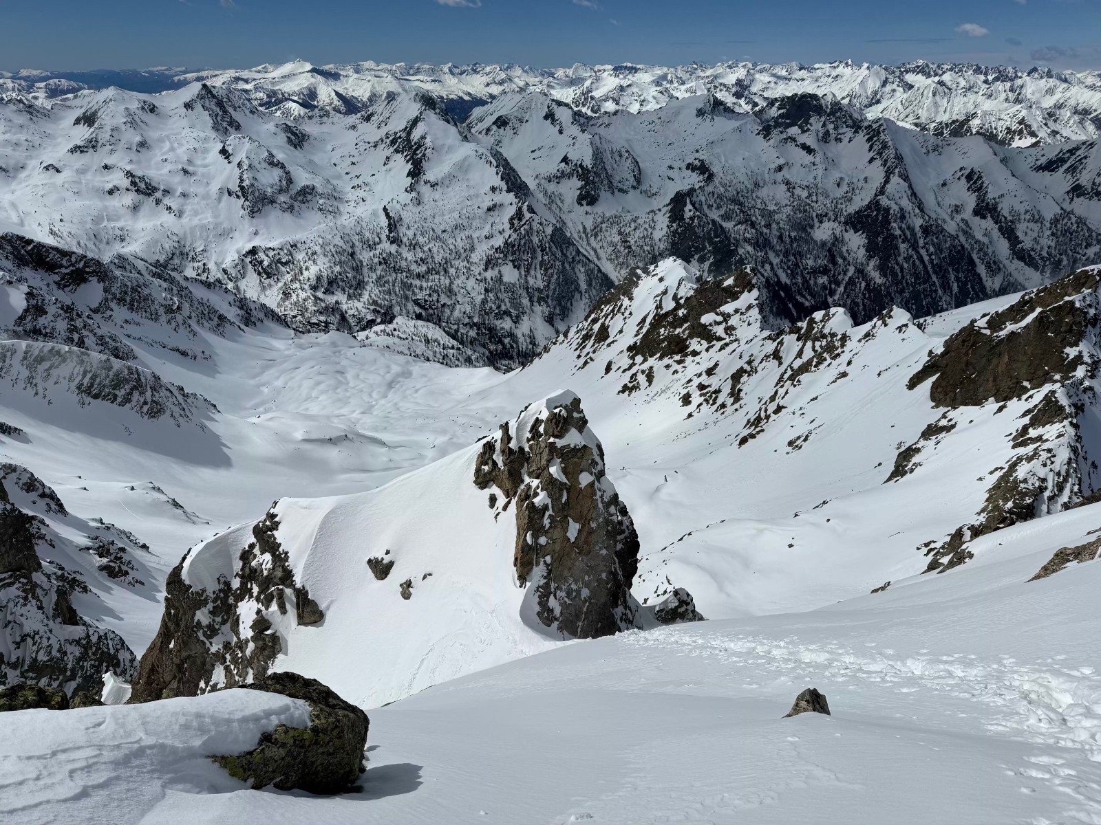 &nbsp;Pano vers l'W : Vermeil / Valetta / Lombarde / Aver etc