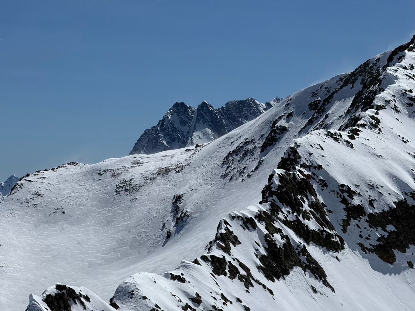 Haut du Couloir Gunther à l'Argentera