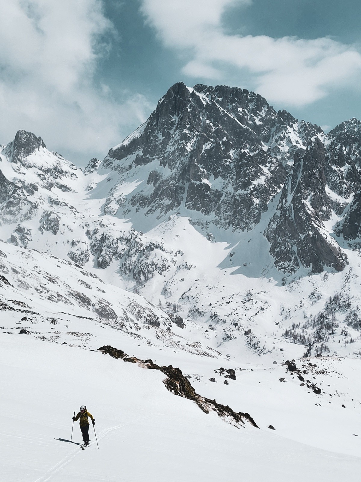 &nbsp;Le Ponset en arrière plan