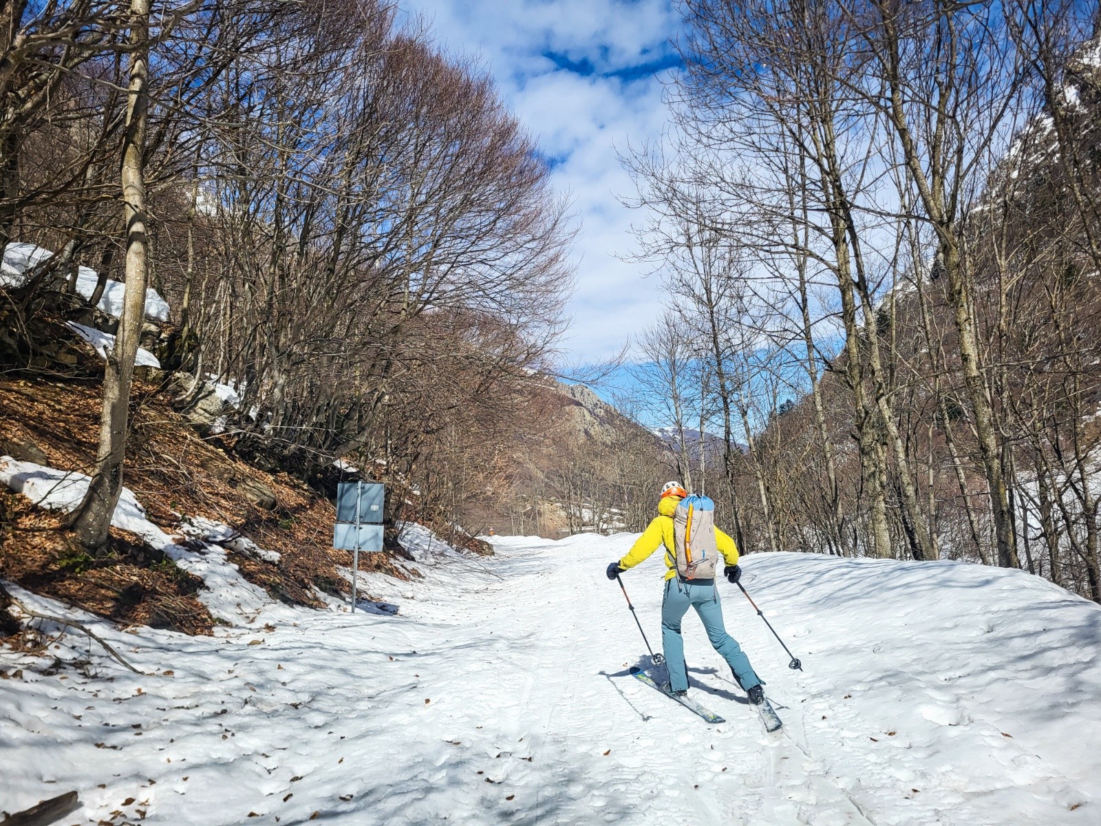 &nbsp;Et 8km de skating depuis Regina Elena pour finir