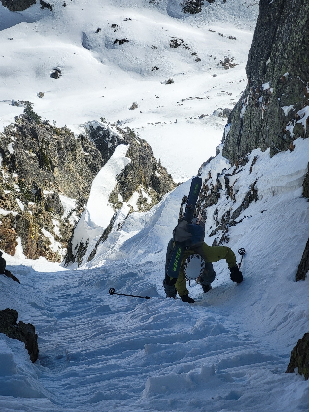 &nbsp;Haut du couloir NE du Pélago