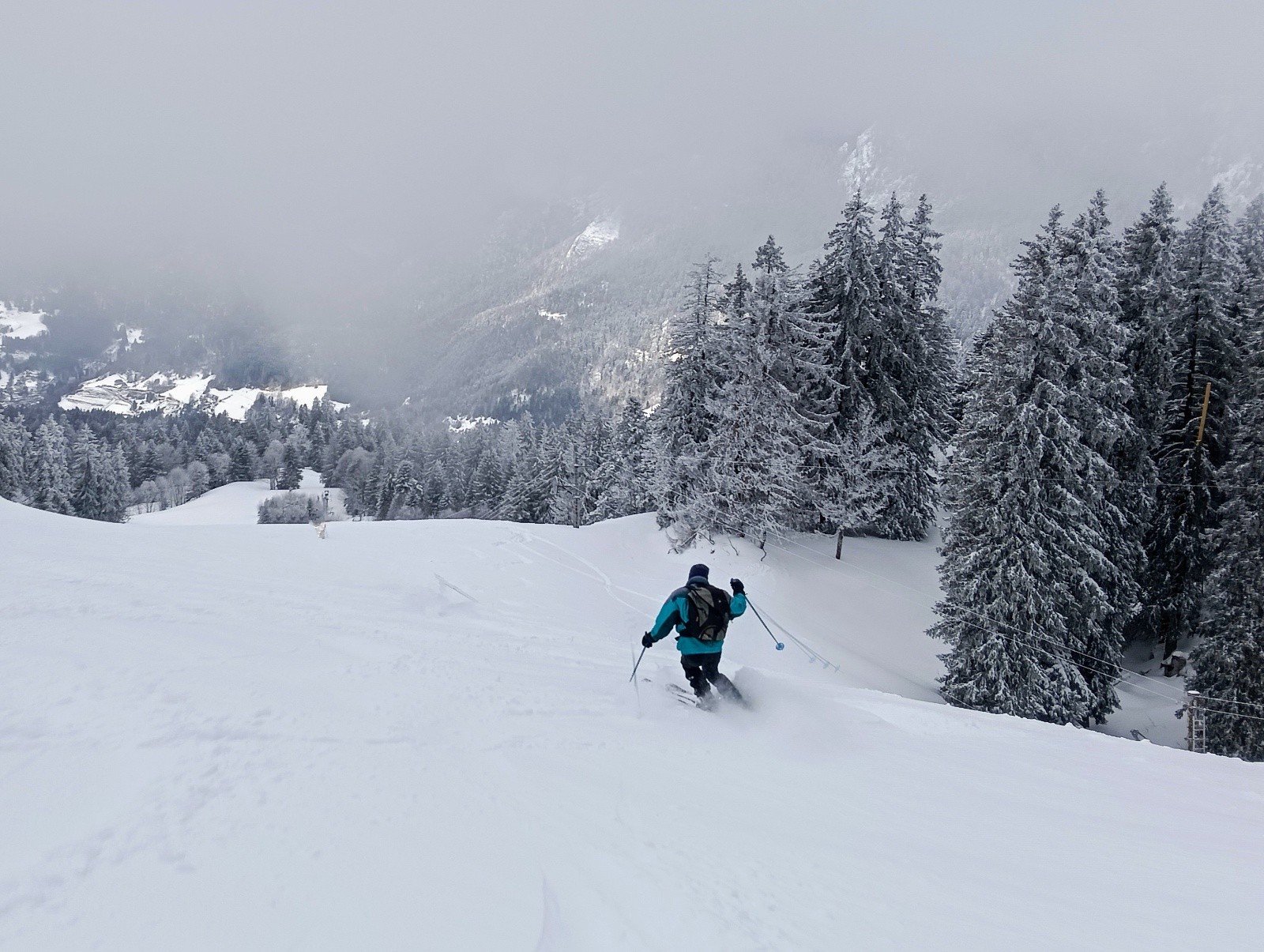 JC et sa fameuse godille des années 80