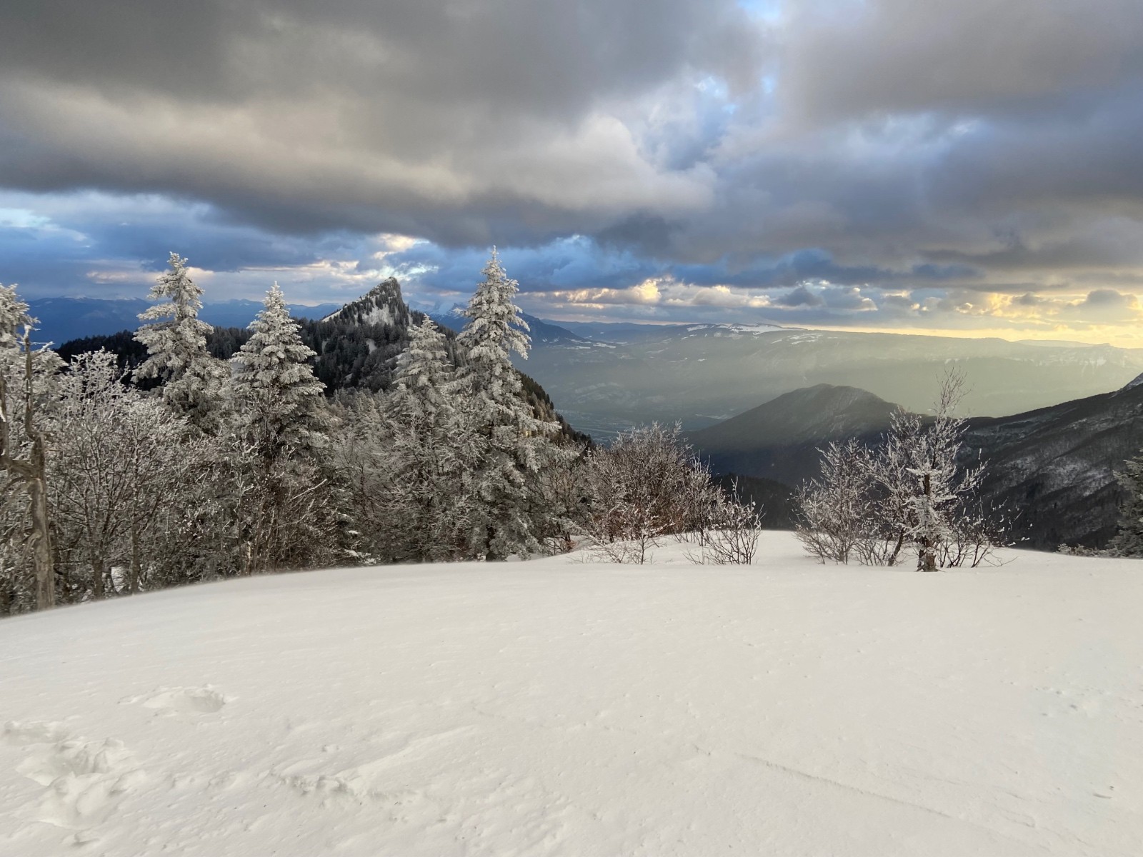 &nbsp;Le soleil qui commence à se coucher