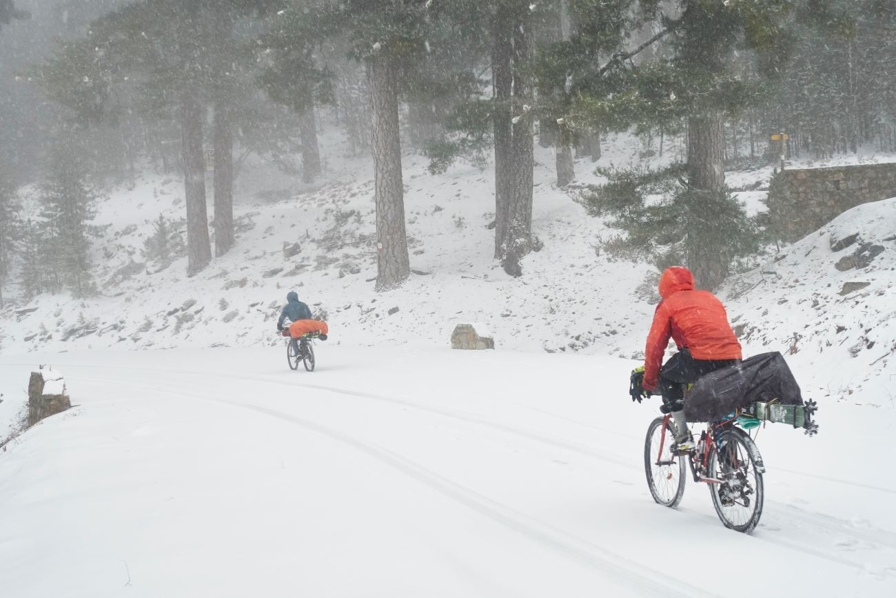 De retour à nos vélos au parking du \
