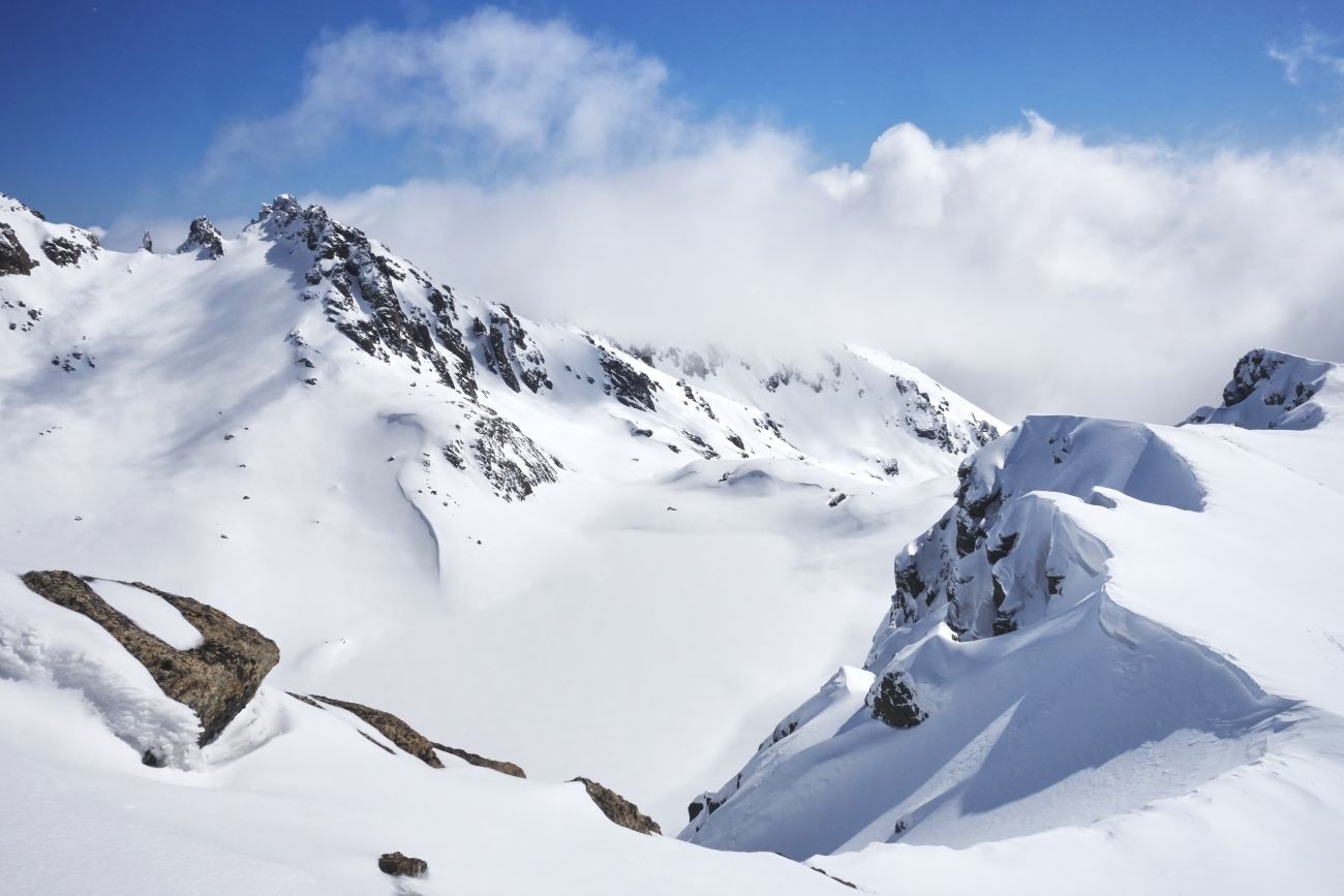 &nbsp;Le passage salutaire pour traverser entre A Maniccia et le lac de Bellebonne, puis vers le Rotondu.