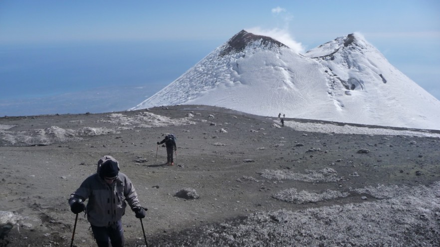 #9 Le Cratere SE : depuis le bord du Cratere de la Bocca Nova Le Cratere SE : depuis le bord du Cratere de la Bocca Nova