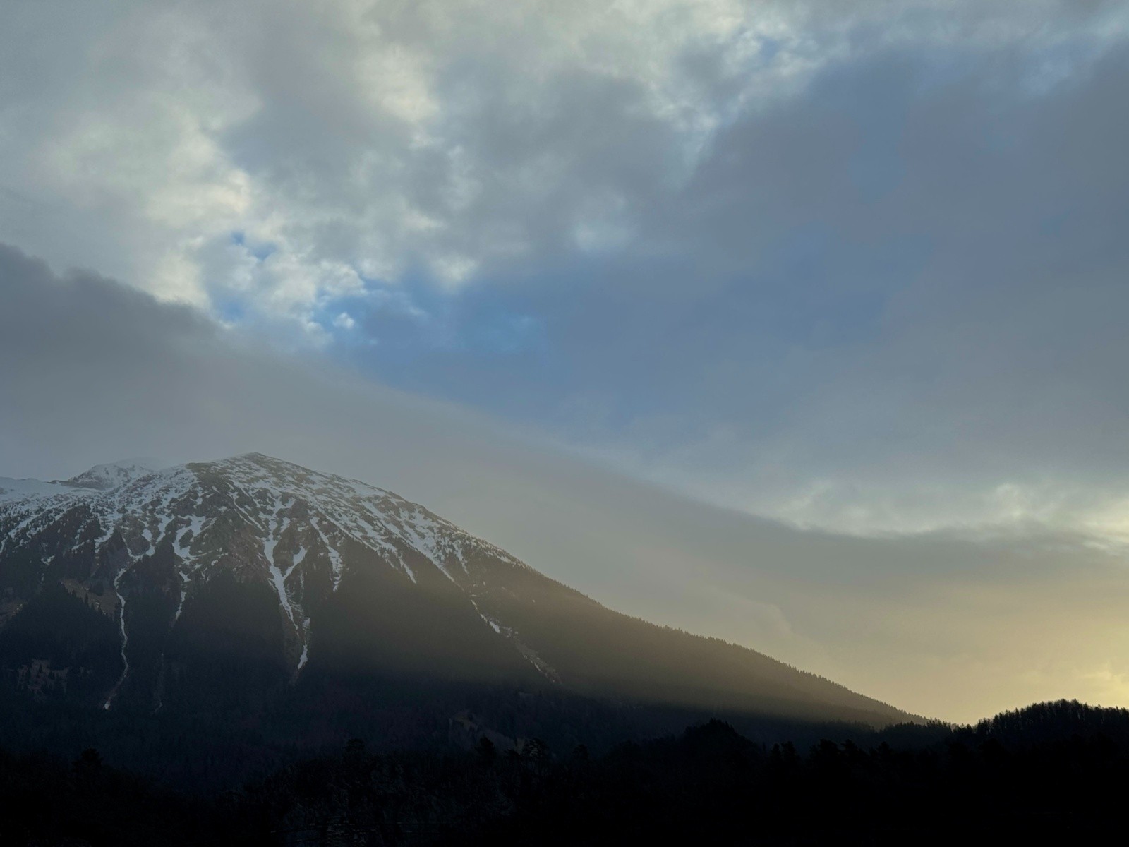 Le Stule (aka Hochstuhl) depuis l'hôtel