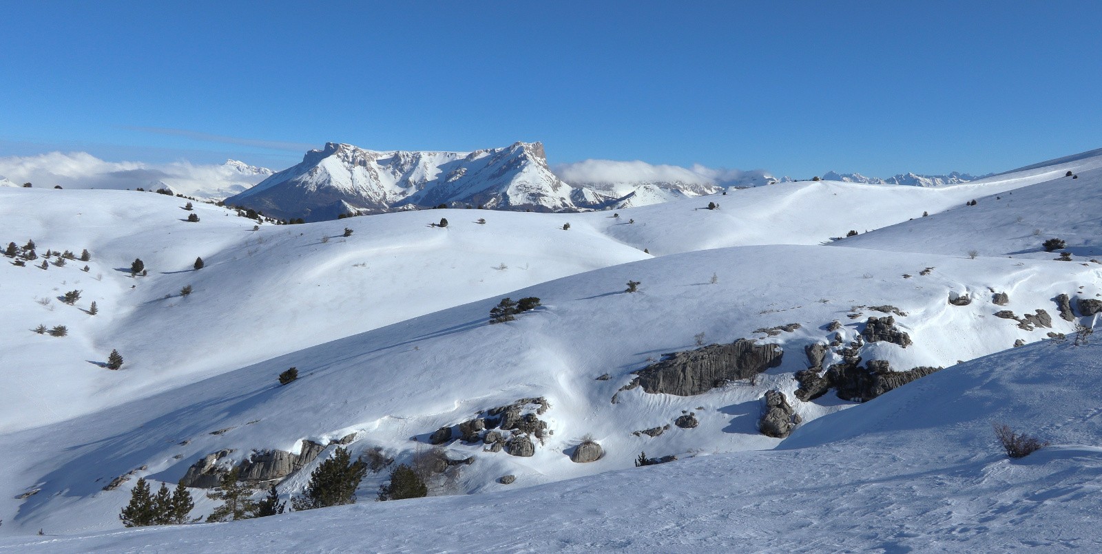 Vers le plateau de Bure&nbsp;
