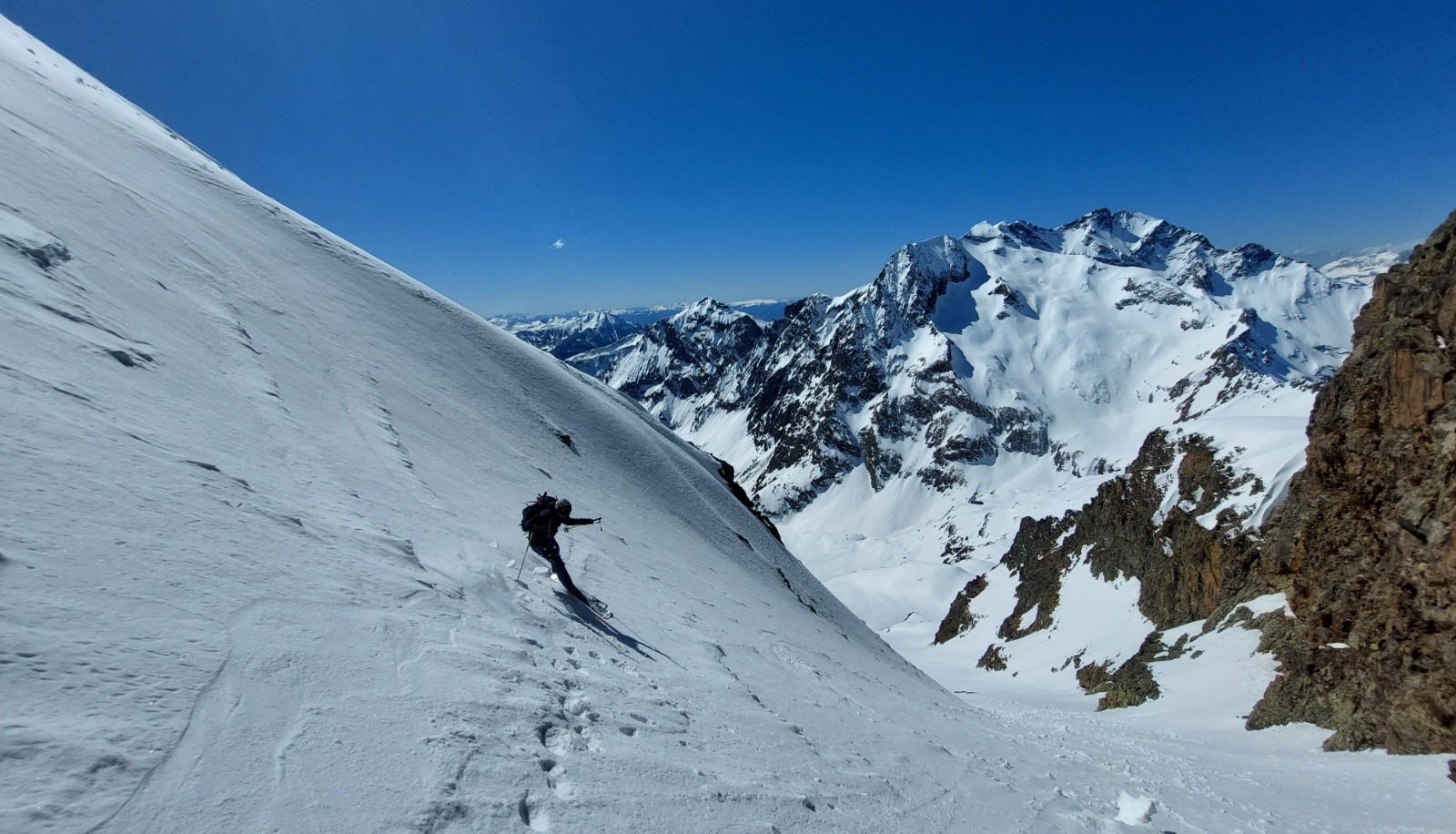premiers virages en neige dure&nbsp;&nbsp;