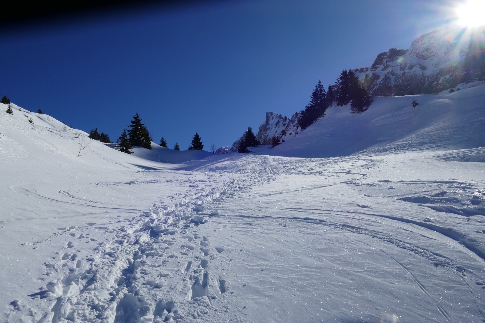 Sous le refuge de Bostan