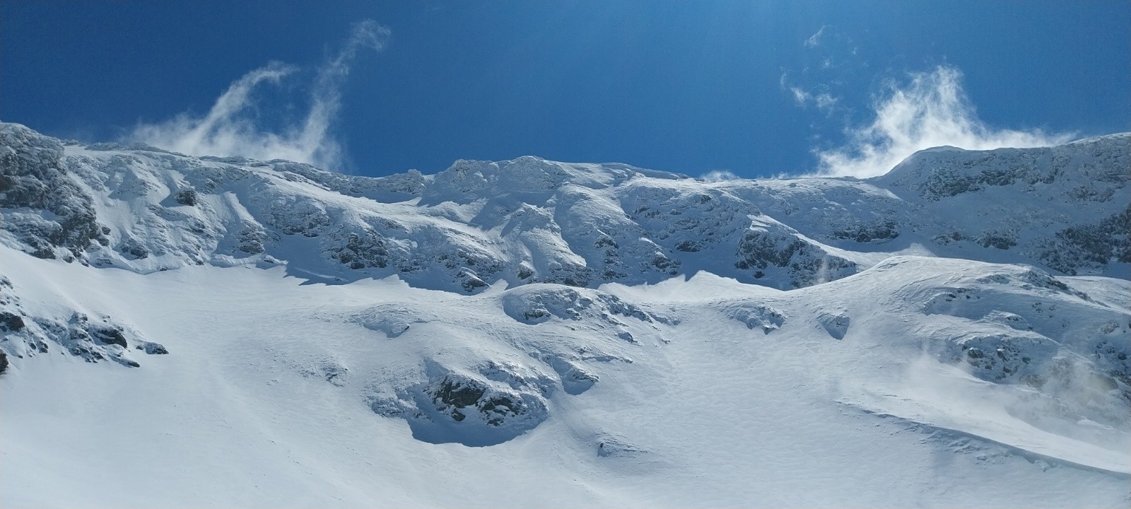 Les faces bien plaquées de blanc