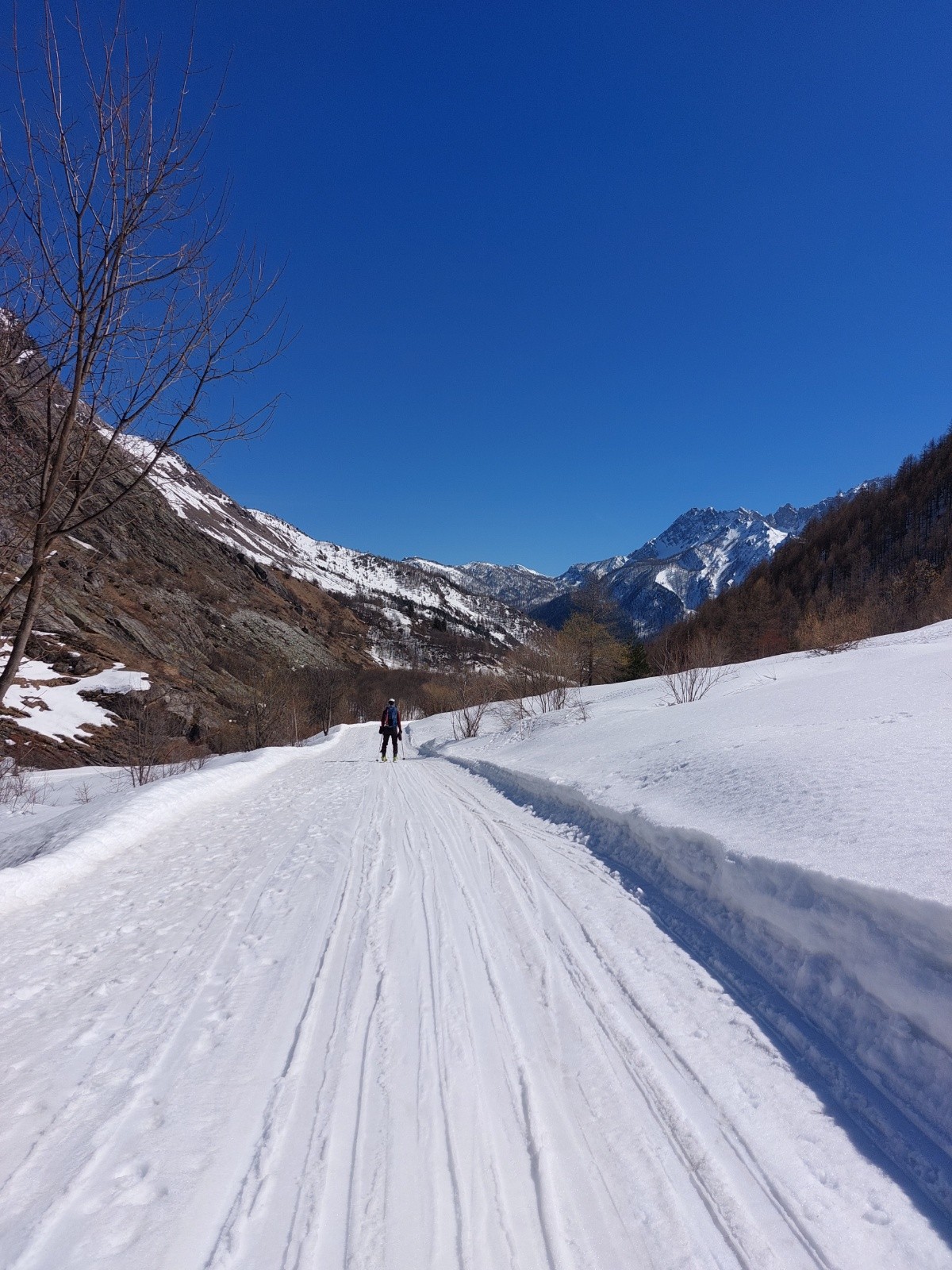 Le finish sur la piste de fond