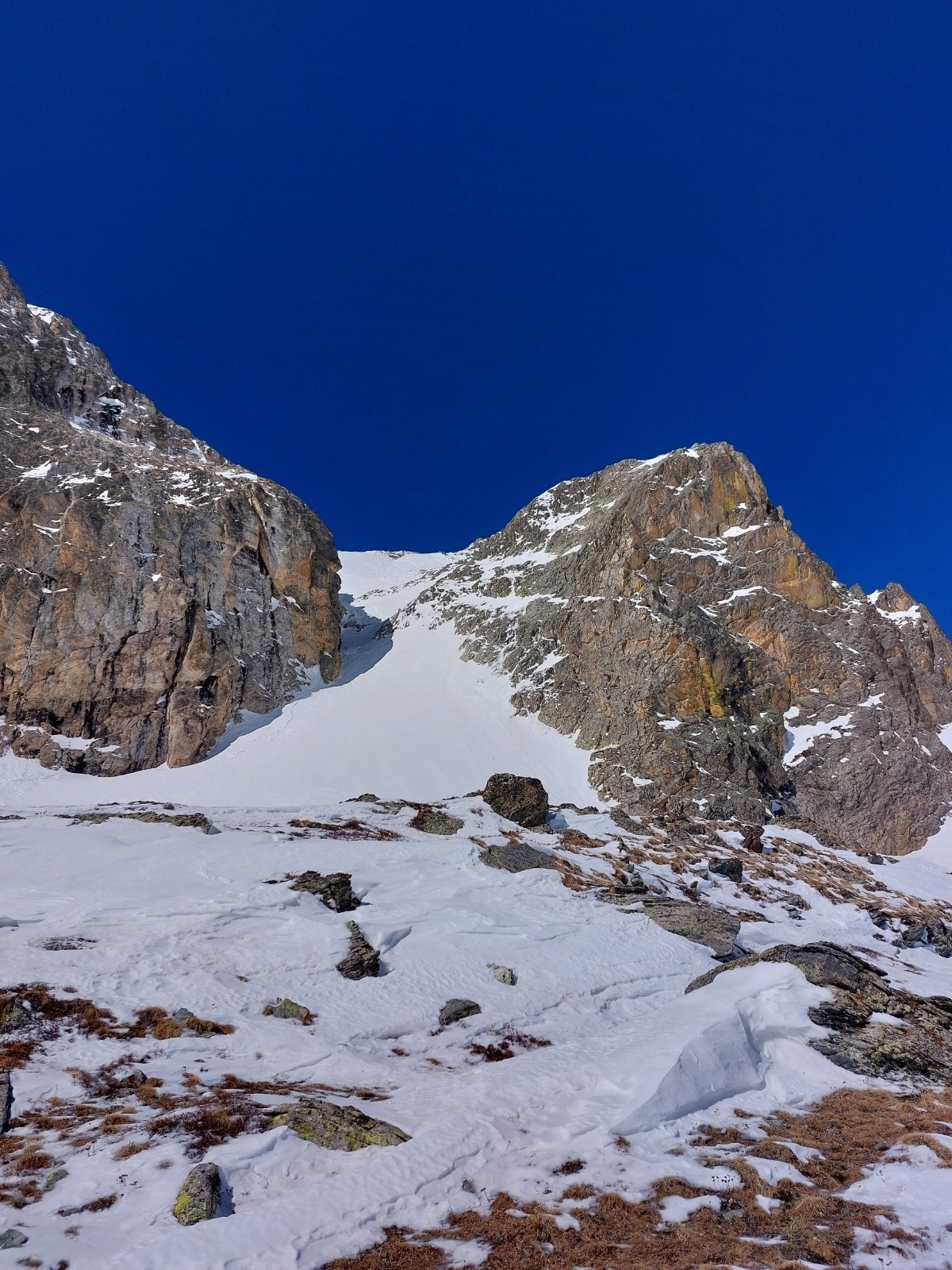 passage en 3.1 vers le Ciaslaras (non tracé)