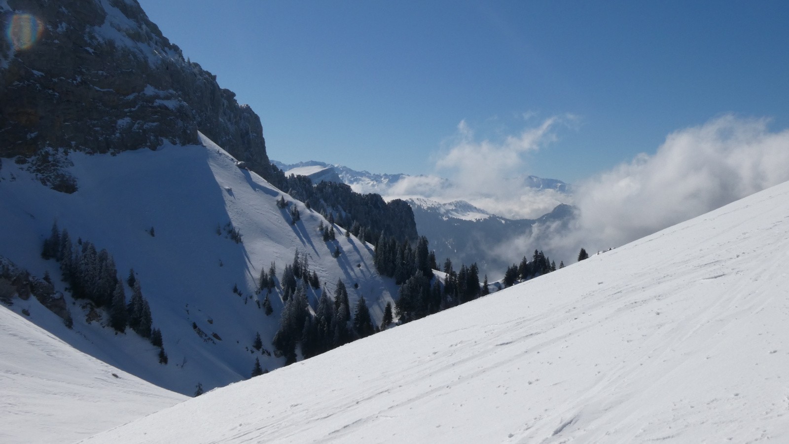 un peu au-dessus du Col de Mauvernay&nbsp;