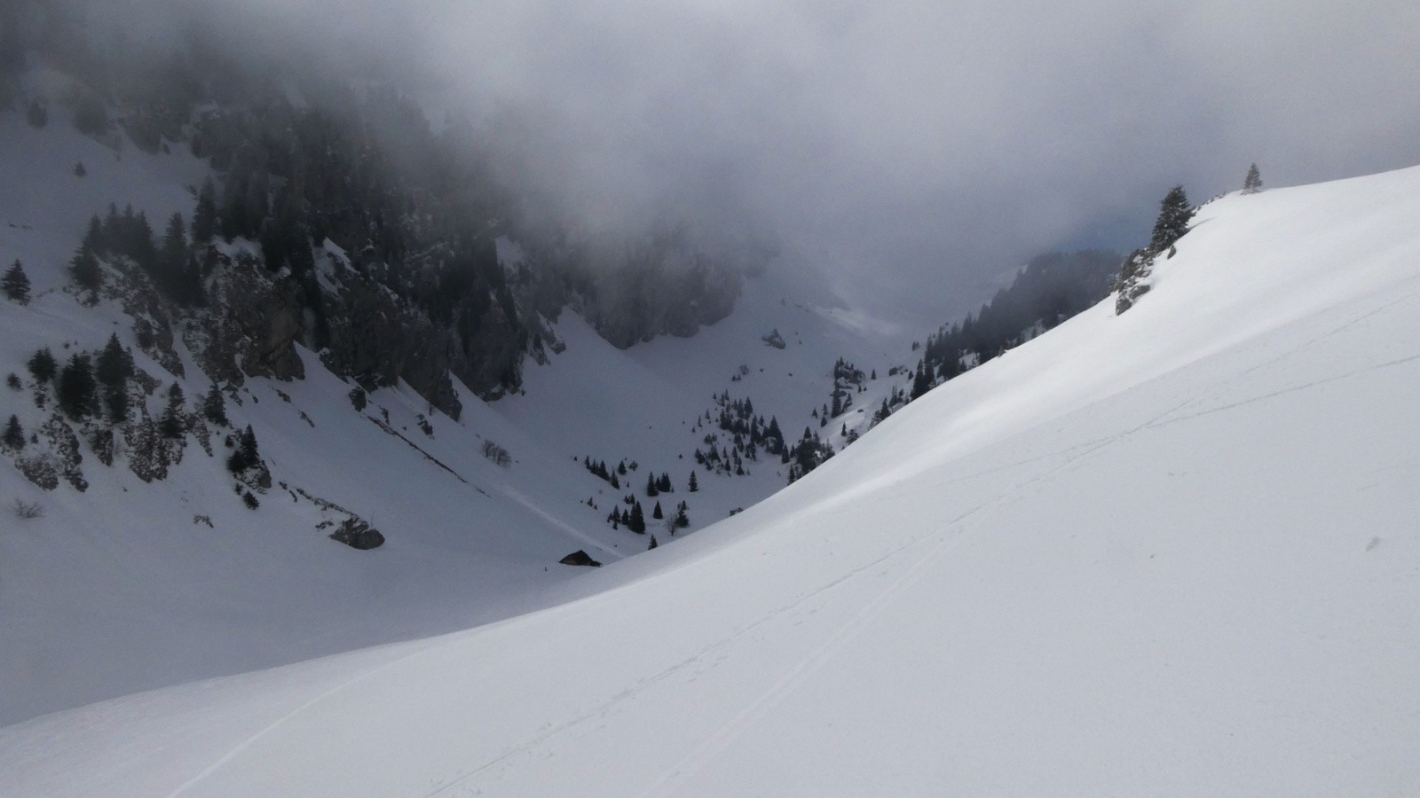 dans la remontée à la Brèche de Roche Rousse&nbsp;
