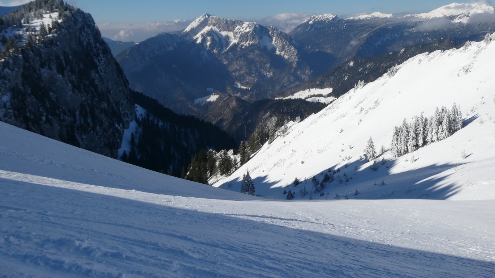 aperçu de l'enneigement actuel&nbsp;