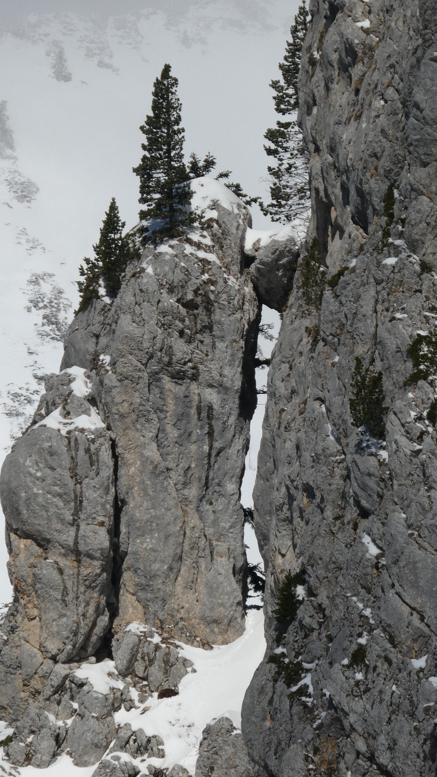 au-dessus du Pas du Loup&nbsp;