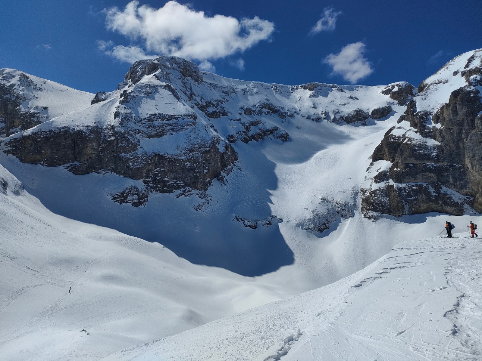Début de la première descente vers la Combe Ratin&nbsp;