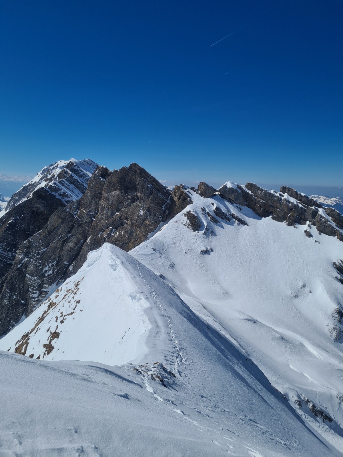 &nbsp;Fin de l'arête de Paccaly