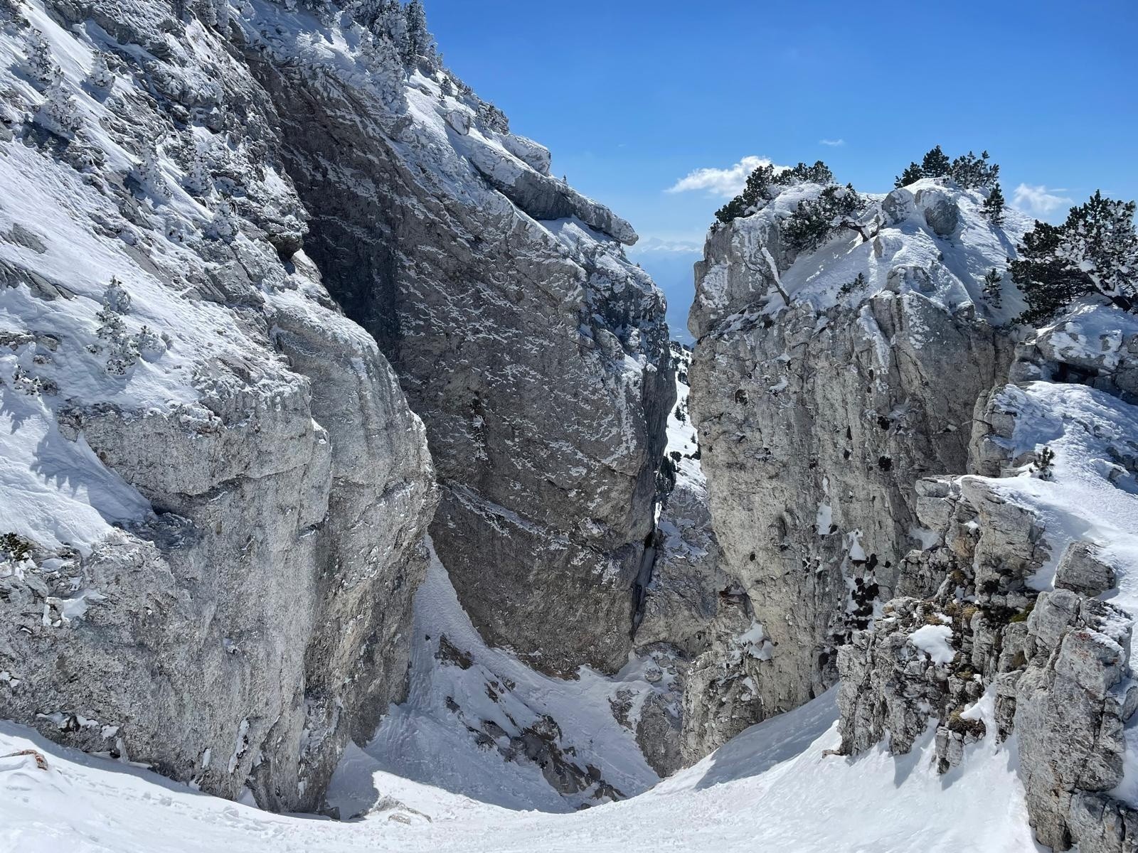 &nbsp;Canyon partie haute