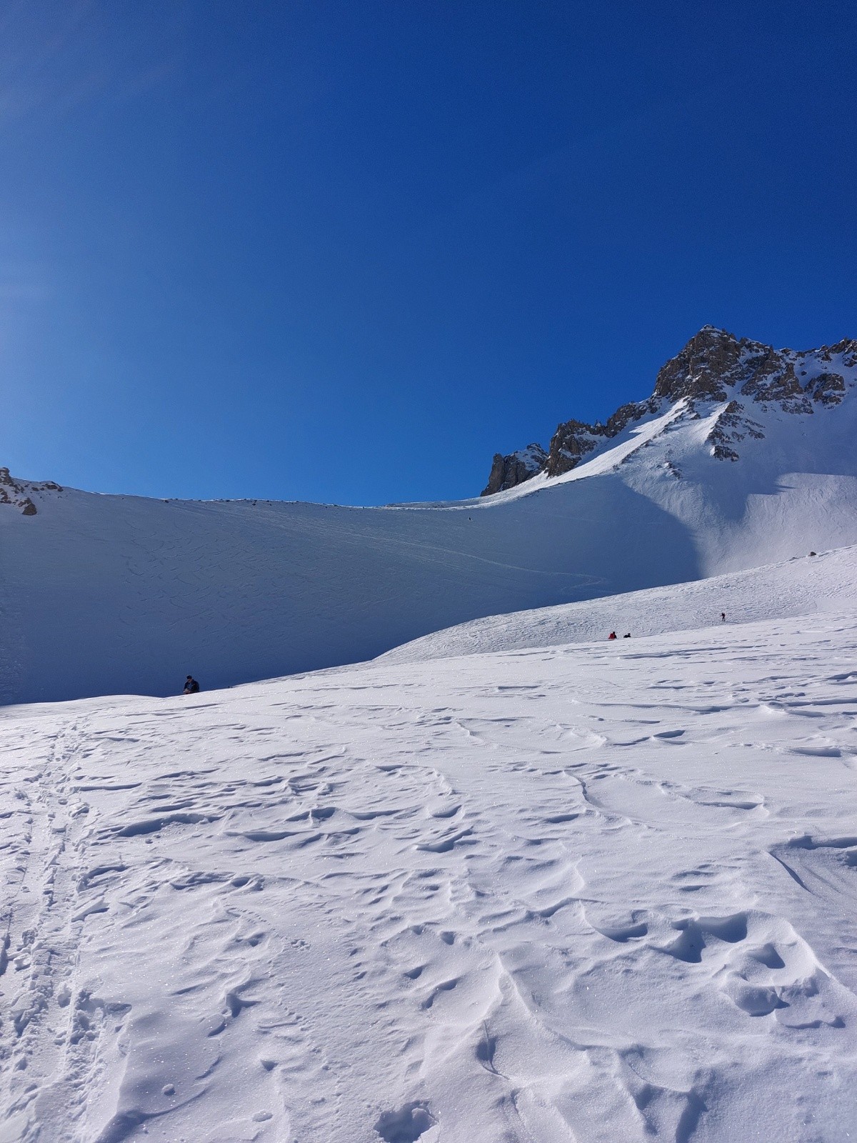 Raidillon nord sous la punta bessie&nbsp;