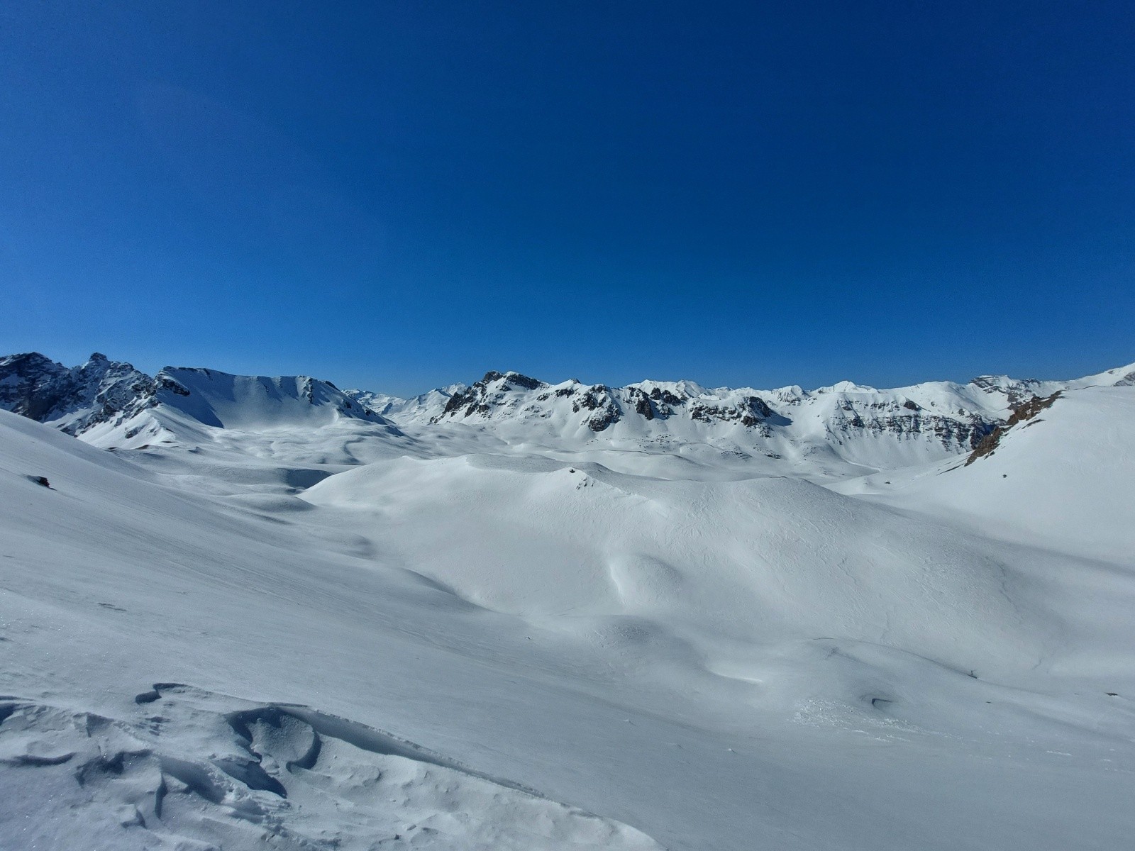 Côté France depuis le col