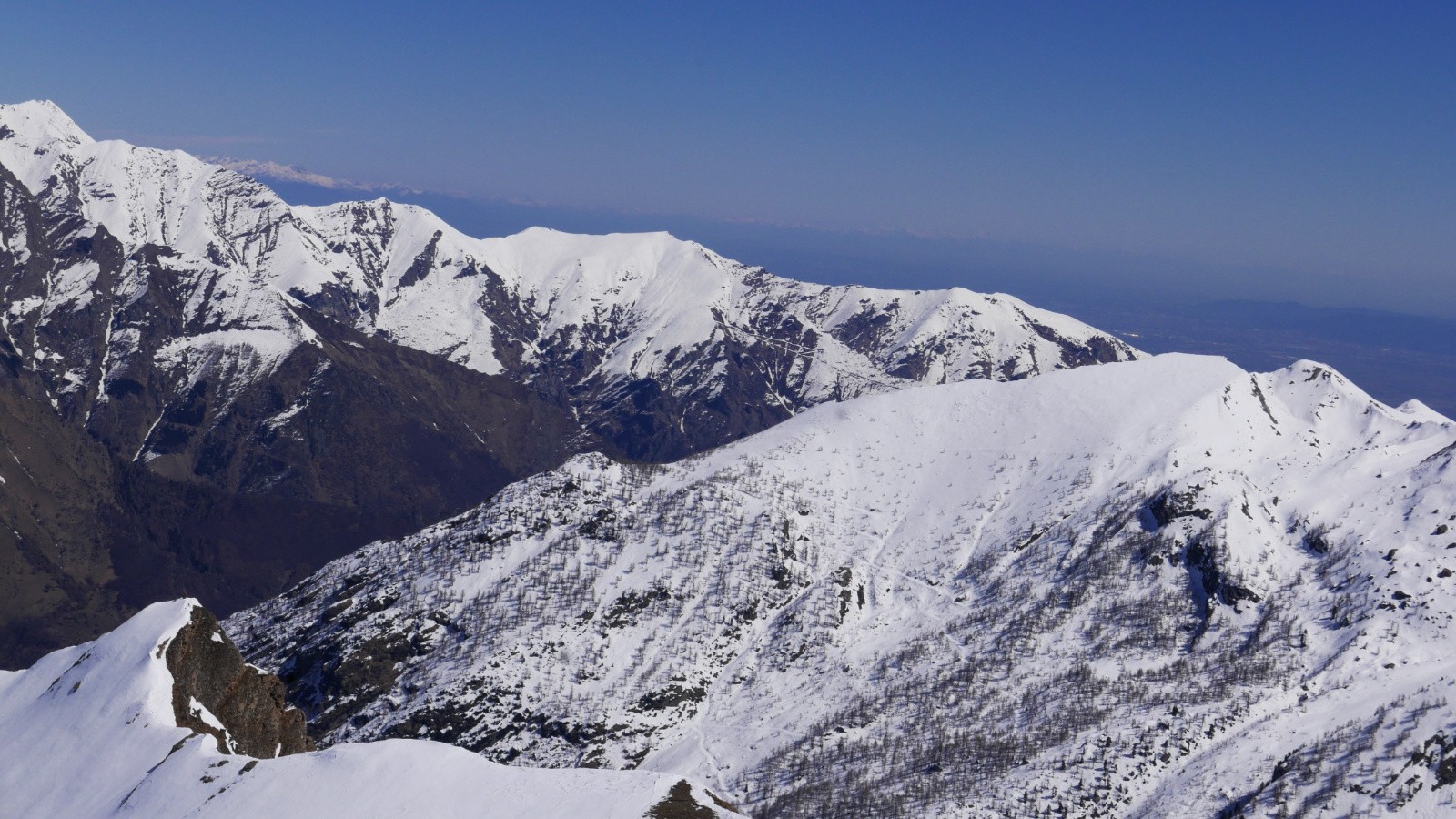 Plaine du Pô et l'Arc alpin.