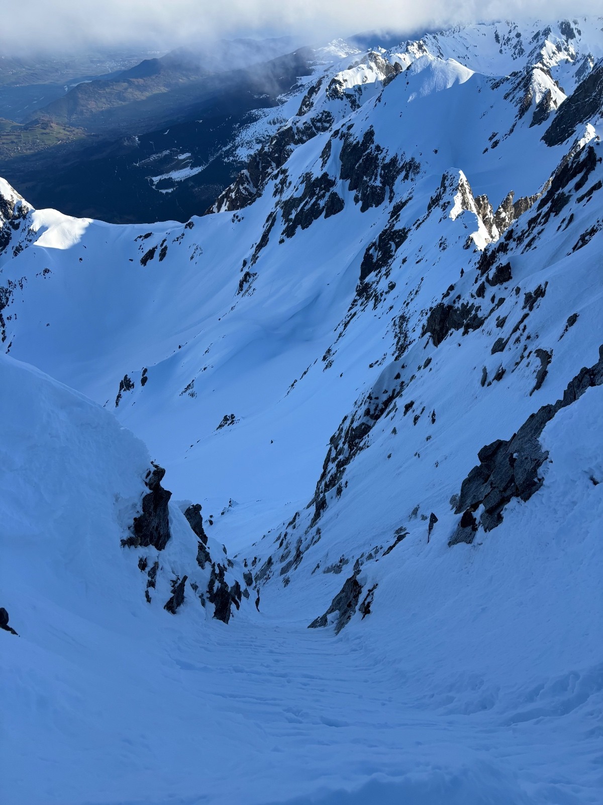 &nbsp;Couloir dur Rocher de l’homme&nbsp;