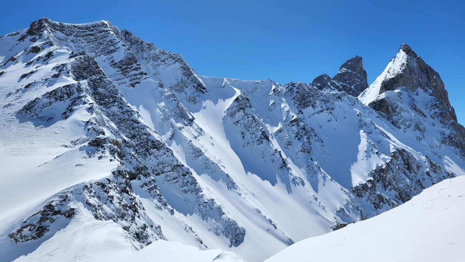 J2 Aiguilles d'Arves depuis le&nbsp;Passage de l'Epaisseur