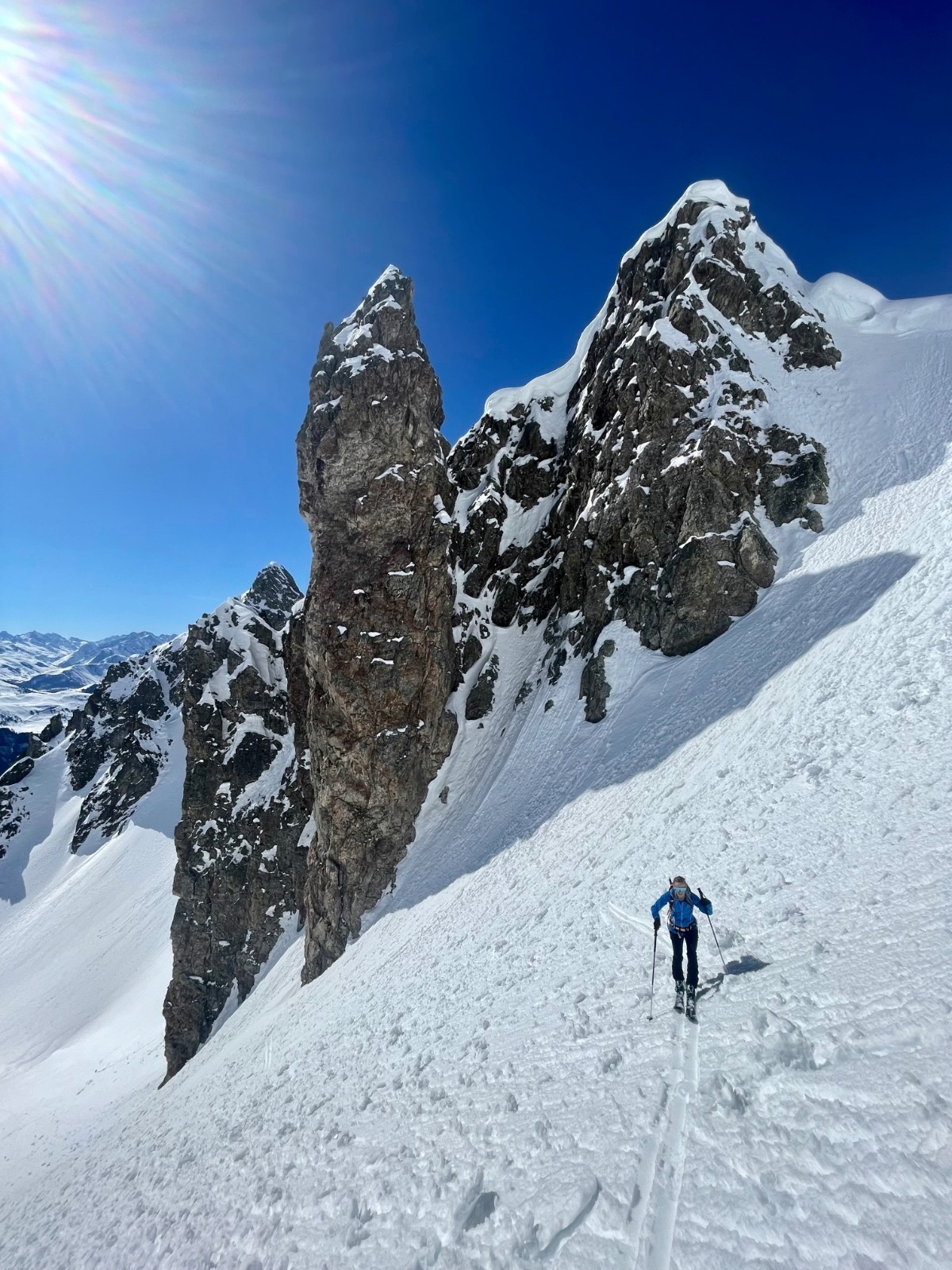 &nbsp;dans le petit couloir qui donne accès au col qui donne accès au col de la Portette...