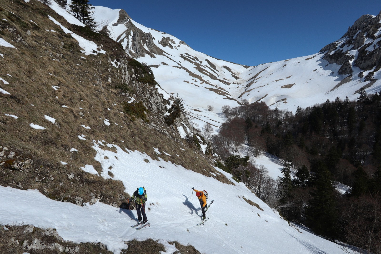 Montée vers le Col de Vente Cul&nbsp;