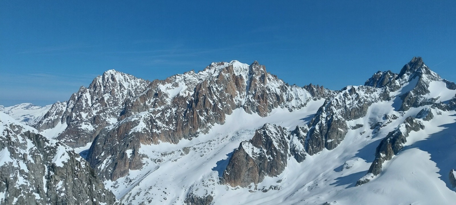Chardonnet et le Y de l'aiguille d'Argentière&nbsp;&nbsp;
