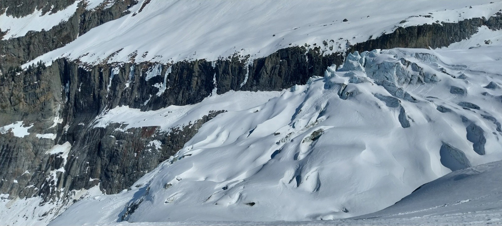 &nbsp;Glacier d'Argentière (qui recule...)