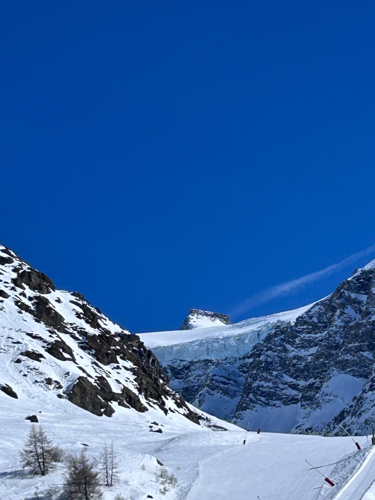 &nbsp;Albaron sur tranche de sérac&nbsp;