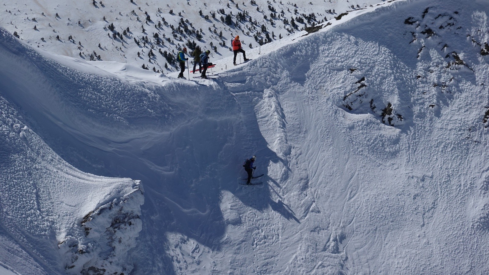 Départ du couloir central