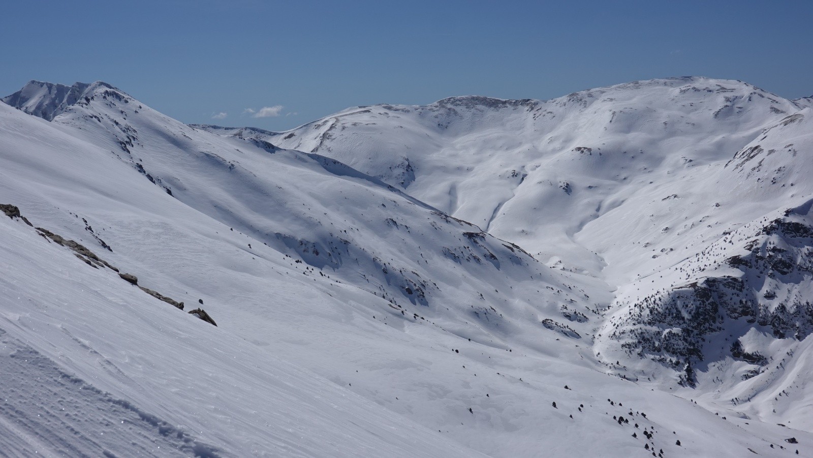 La vallée d'Eyne et le Puig de Finestrelles