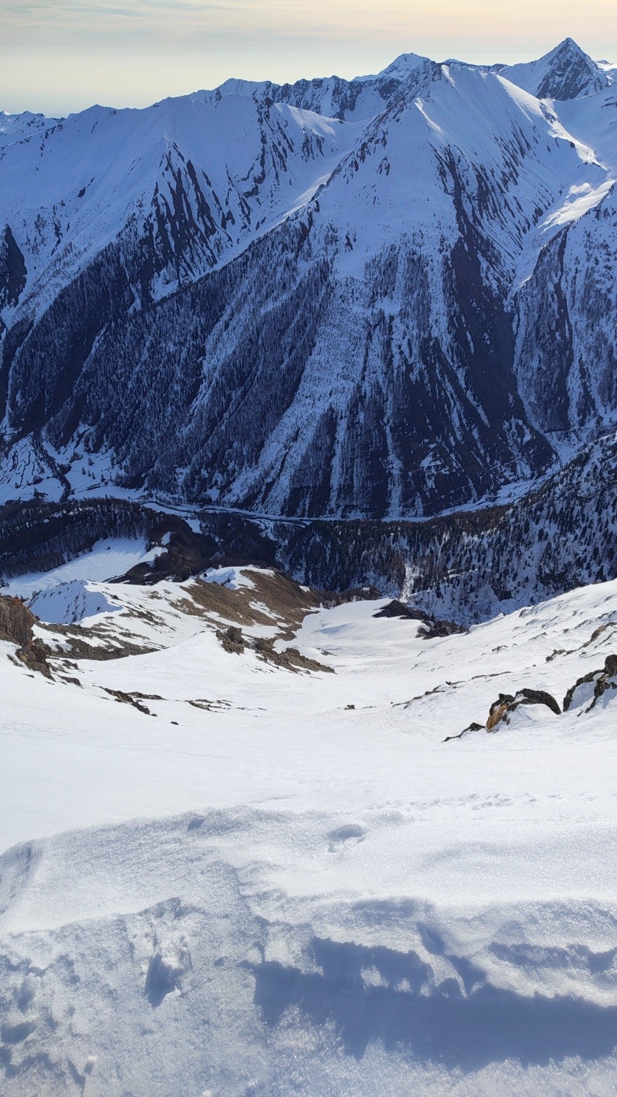La face vue d'en haut
