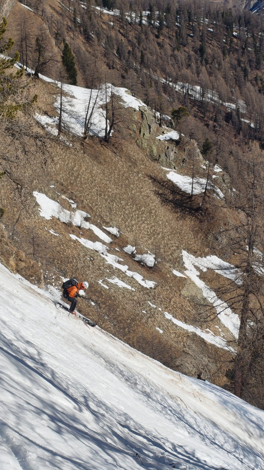 Dans le second couloir oblique