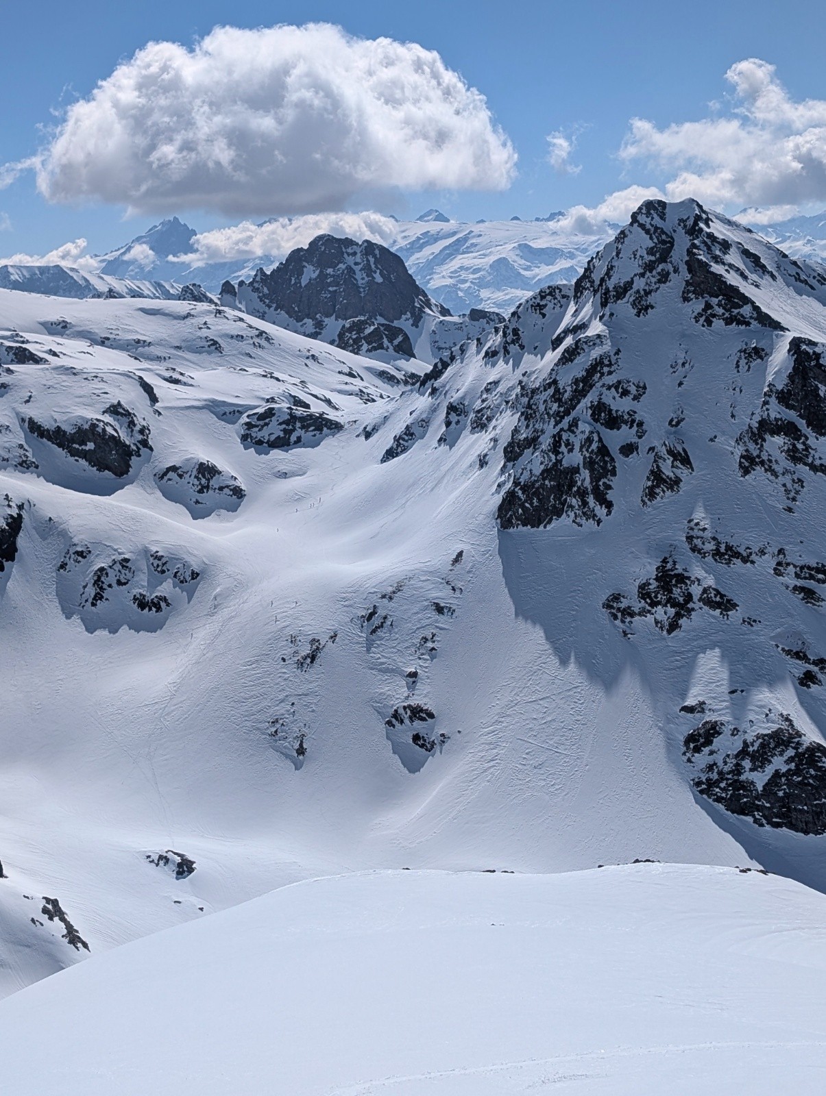 &nbsp;Col du Bâton et pic du grand Domenon&nbsp;