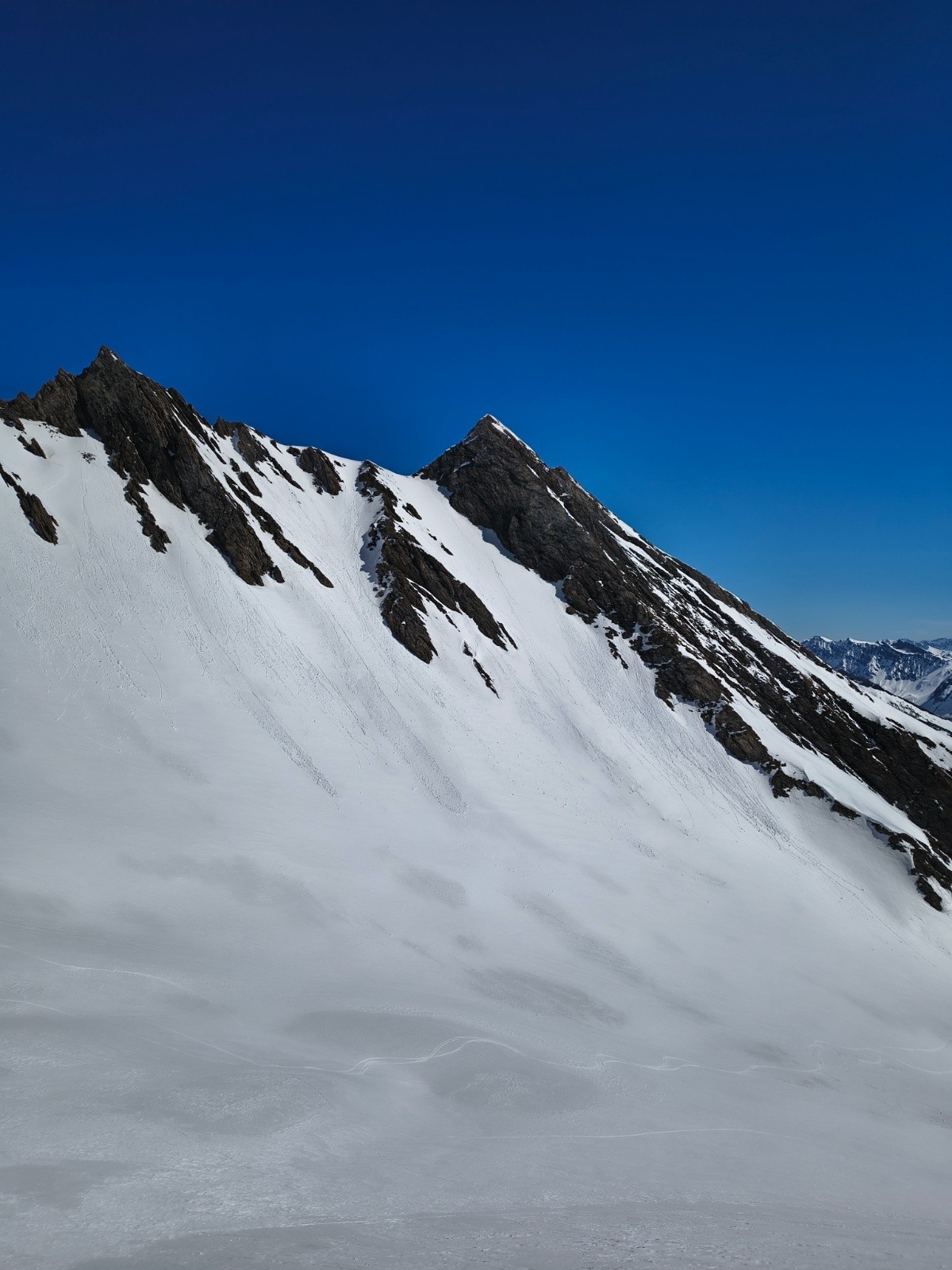 &nbsp;Pointe de Leisette, couloir sud