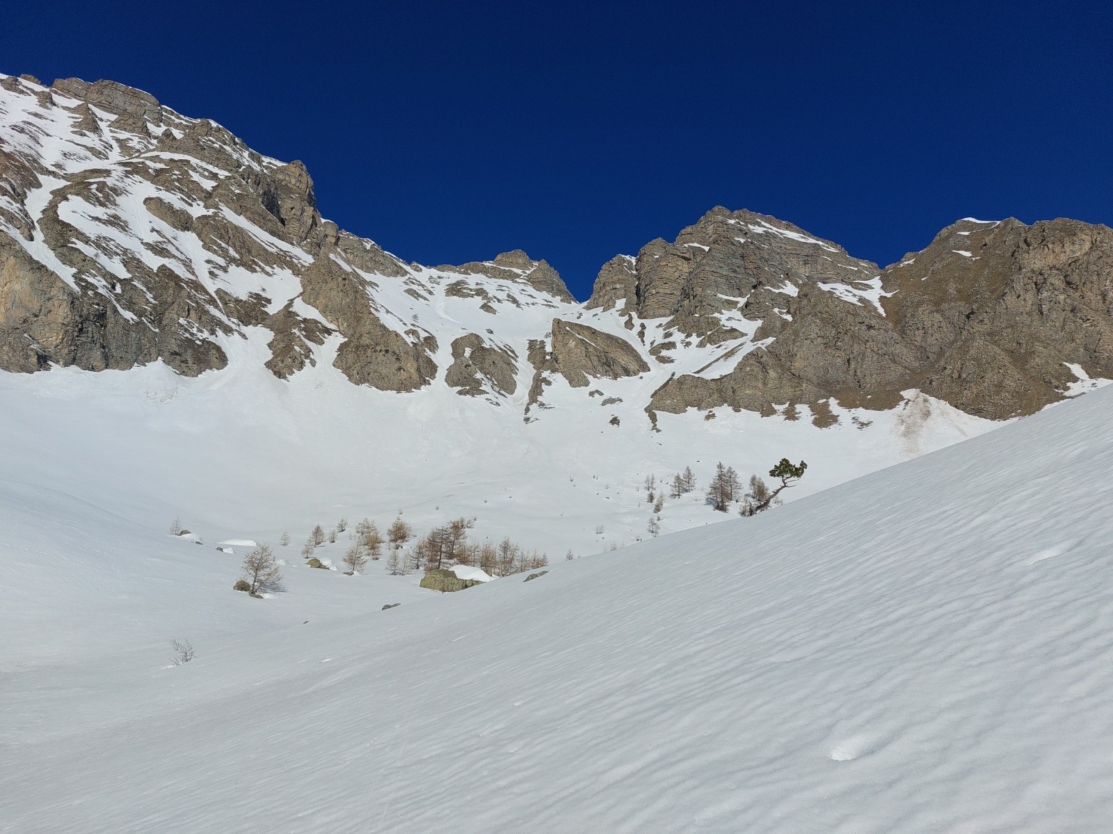 Le couloir à remonter est celui de droite&nbsp;