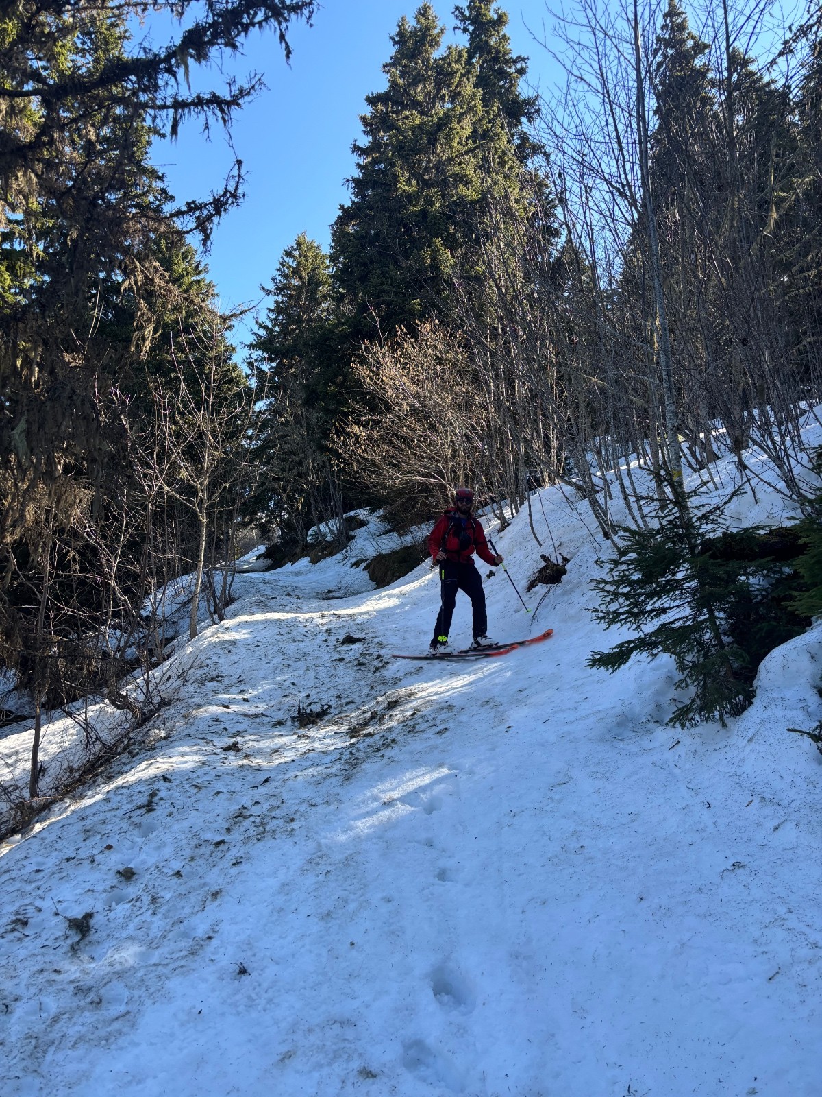 Neige toute pourrite avec un t, qui a le mérite d’être présente