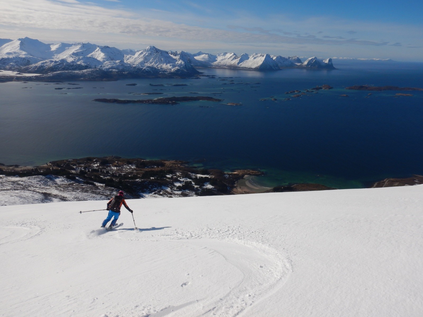 Godille sur fond de mer !