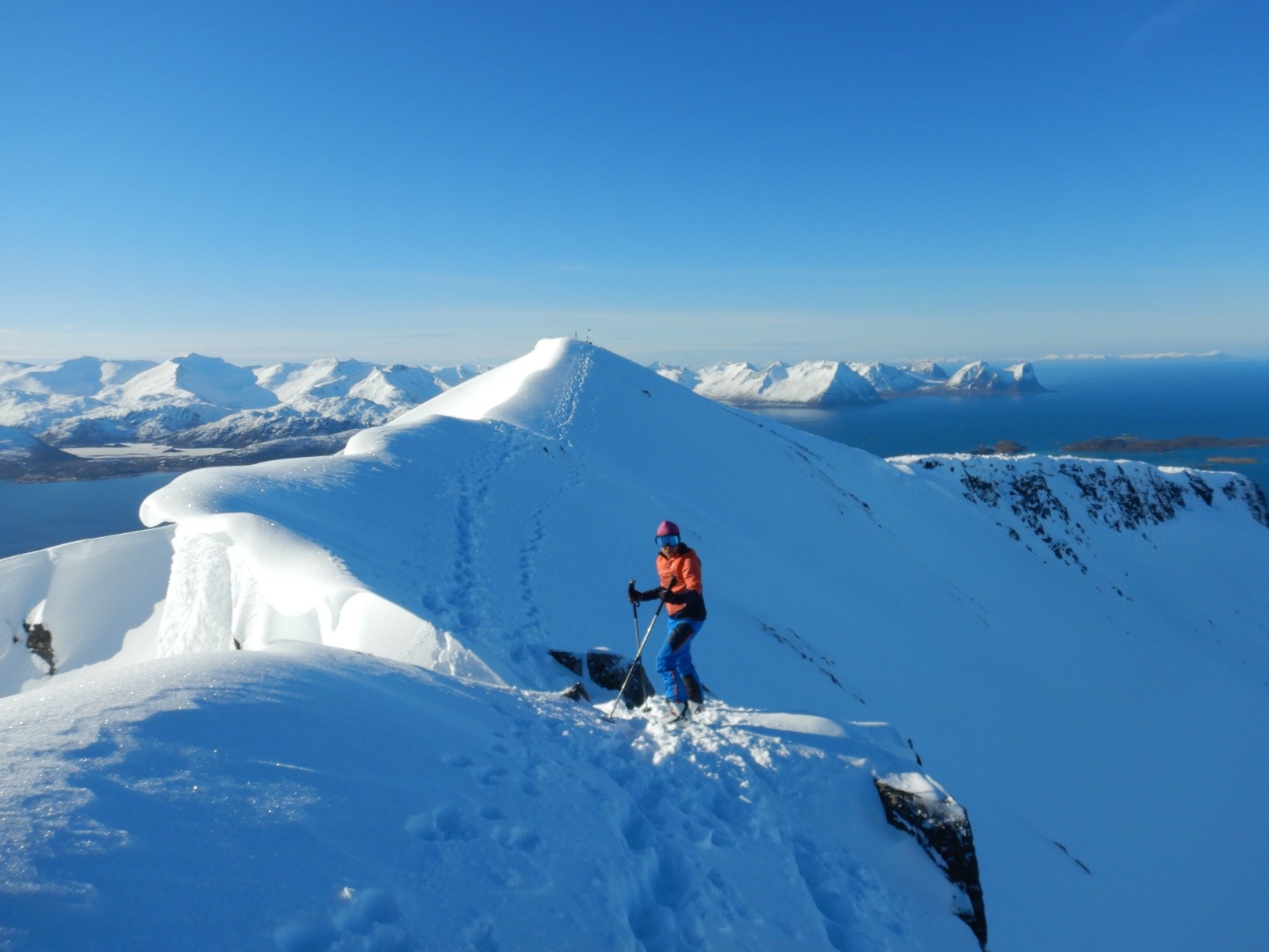 A mi parcours de l'arête finale