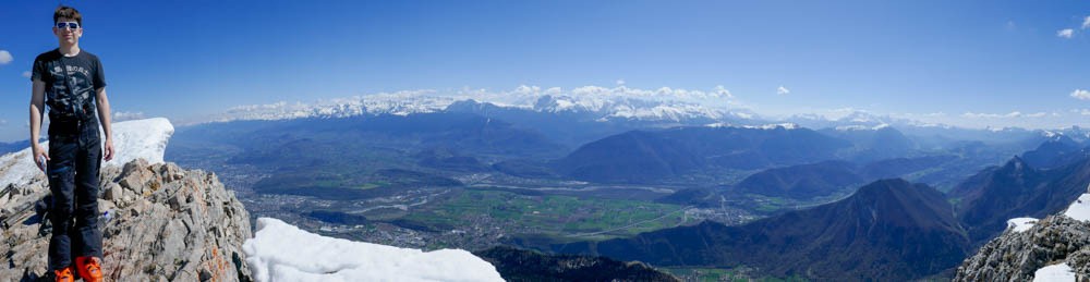 Panorama du sommet