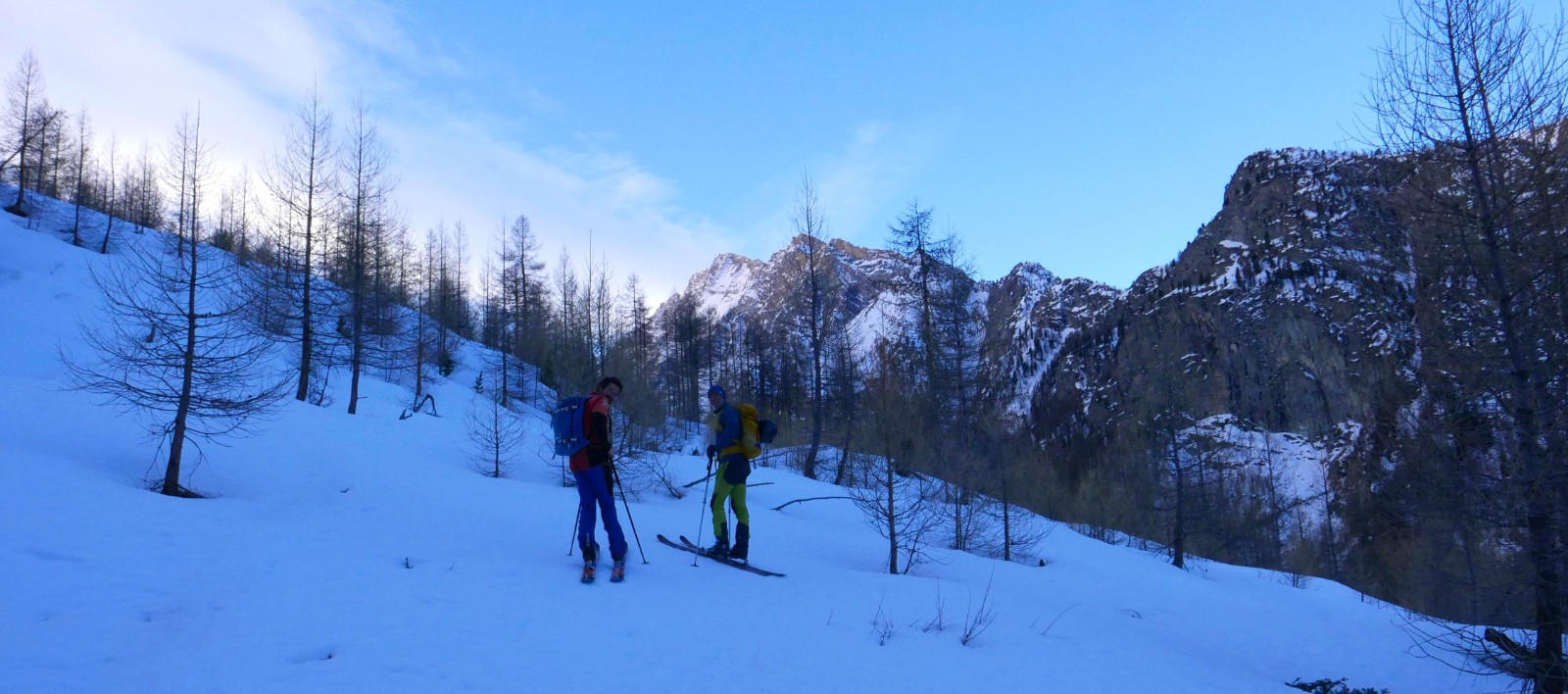 Sous la cabane du Pisset.