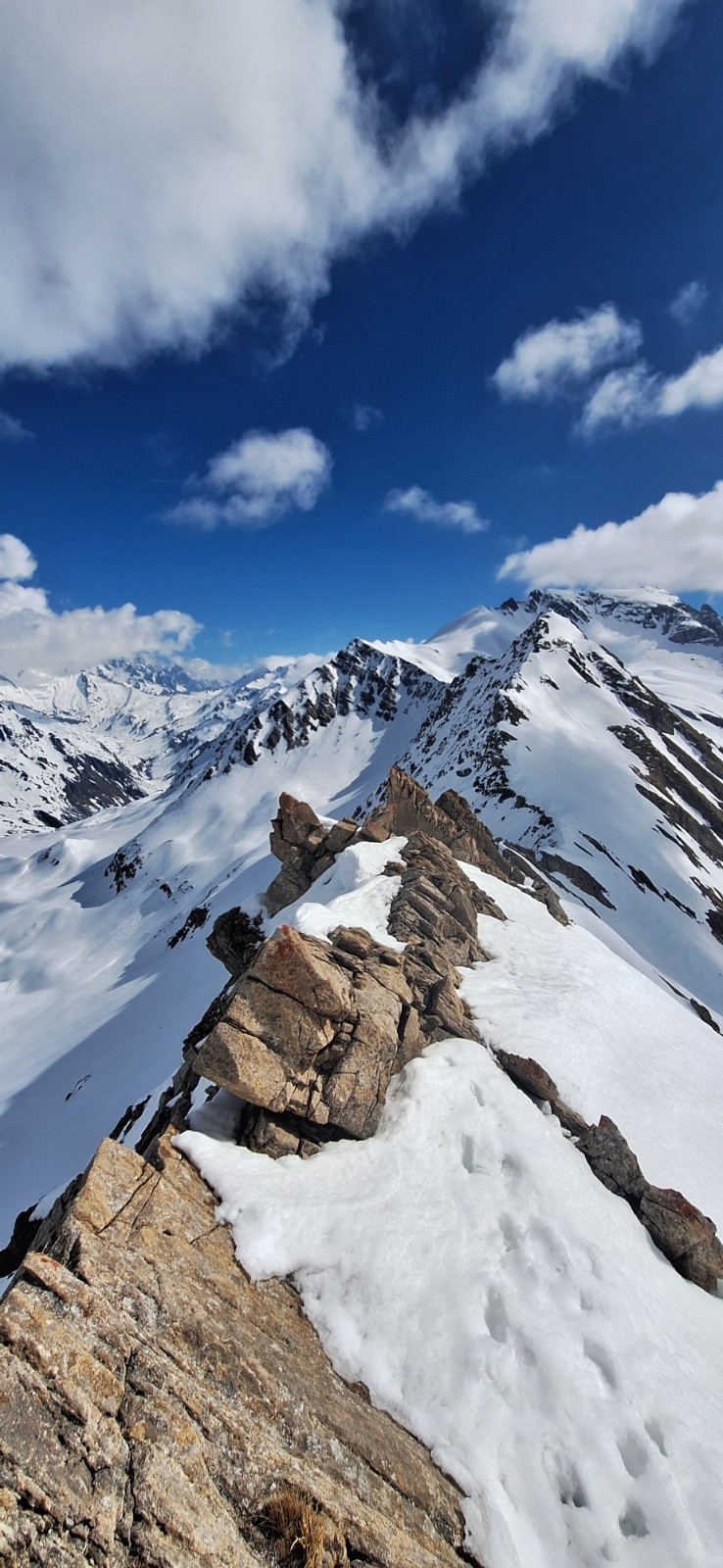 Pointe de la Terrasse et Passeur de Pralognan en fond